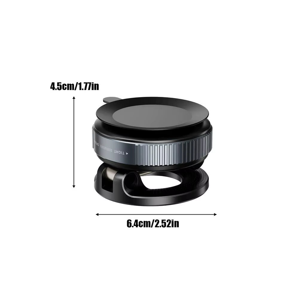Strong Magnetic Phone Finger Ring Holder Car Mount Electric Vacuum Magnetic Holder Foldable Strong Suction Stand for Phone